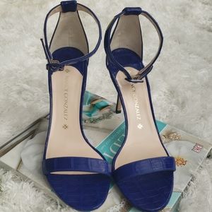 Nancy Gonzalez's crocodile Sandals